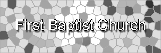 First Baptist Church Banner